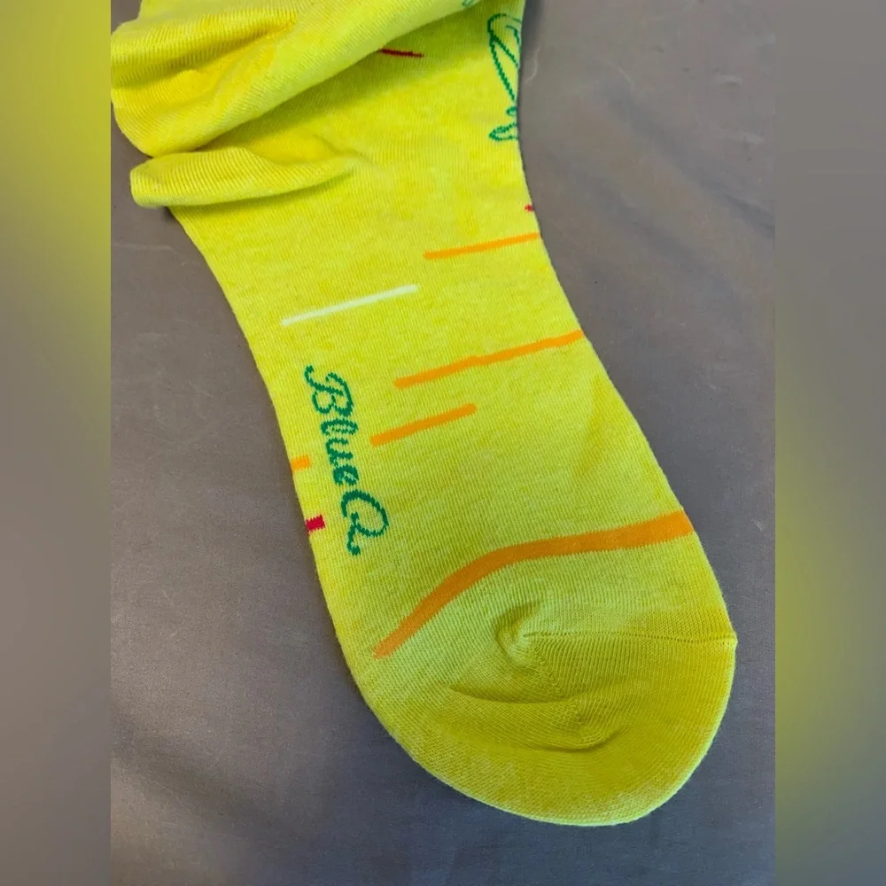 Blue Q Women's Socks - Turns Out I’m Tough As Sh*t Yellow Novelty Funny